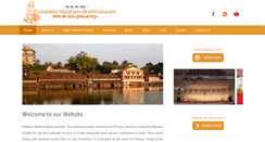 Desktop Screenshot of brahmaswammadham.com