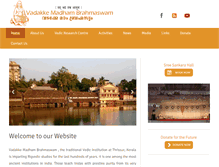 Tablet Screenshot of brahmaswammadham.com